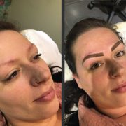Semi Permanent - Make up by Chloe Pritchard - Semi Permanent Eyebrow - Before & After - Beautician - Kent